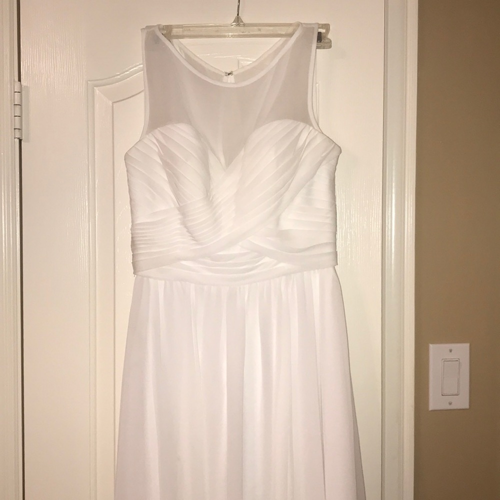 White formal dress